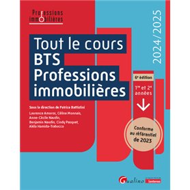 Tout le cours BTS Professions immobilières