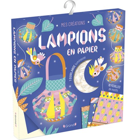 Pochette épaisse - Lampions en papier