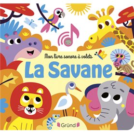 Mon livre sonore à volets - La savane