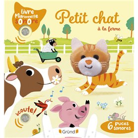 Petit chat à la ferme