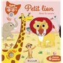 Petit lion dans la savane