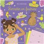 Barrettes en feutrine exotiques