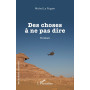 Des choses à ne pas dire