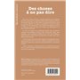 Des choses à ne pas dire