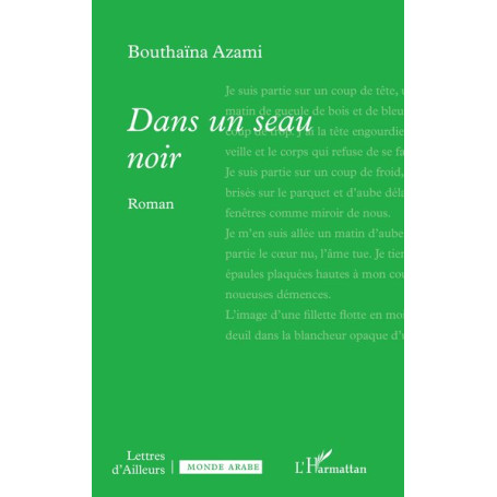 Dans un seau noir