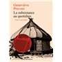 La subsistance au quotidien - Conter ce qui compte