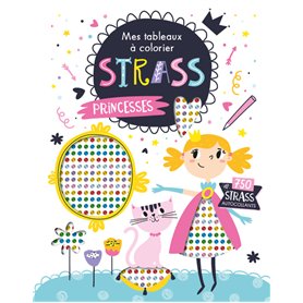 Princesses - Mes tableaux strass à colorier