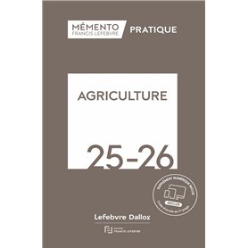 Mémento Agriculture 2025-2026
