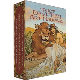 Coffret Tarot Égyptien Art nouveau