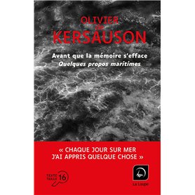 Avant que la mémoire s'efface