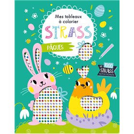 MES TABLEAUX A COLORIER STRASS - PAQUES