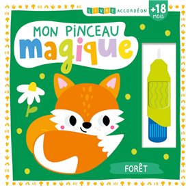 LIVRE ACCORDEON - MON PINCEAU MAGIQUE - FORÊT