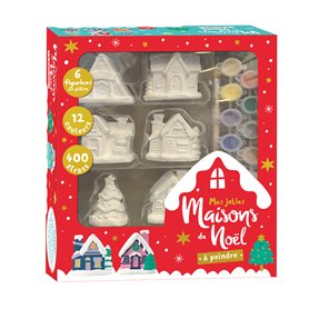 MES JOLIES MAISONS DE NOËL A PEINDRE