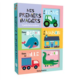 Mes premiers imagiers - 6 petits livres texturés