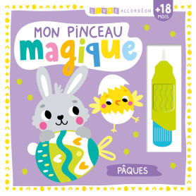 Livre accordéon - Mon pinceau magique - Pâques