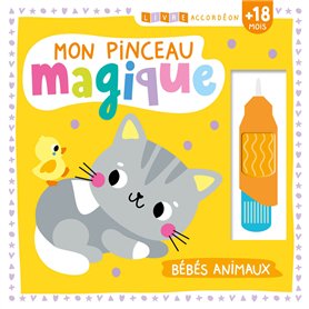 Livre accordéon - Mon pinceau magique - Bébés animaux