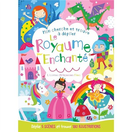 Mon cherche et trouve à déplier - Le Royaume enchanté