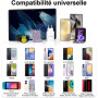 Chargeur Type C Charge Rapide pour Samsung Galaxy A16 A15 A14 A13 5G A56 A55 A54 A36 A35 A26 A25 Telephone Portable S25 S24 S23 