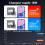 Chargeur Type C Charge Rapide pour Samsung Galaxy A16 A15 A14 A13 5G A56 A55 A54 A36 A35 A26 A25 Telephone Portable S25 S24 S23 