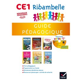 Ribambelle CE1 série jaune éd. 2016 - Guide pédagogique + CD-Rom