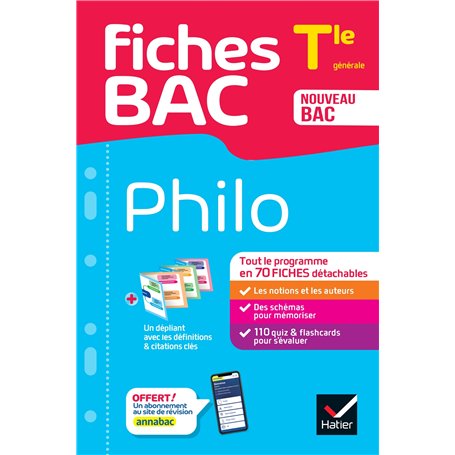 Fiches bac - Philo Tle - Bac 2026