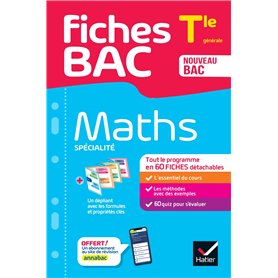 Fiches bac - Maths Tle (spécialité) - Bac 2026