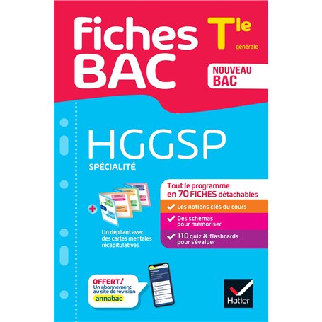 Fiches bac - HGGSP Tle (spécialité) - Bac 2026