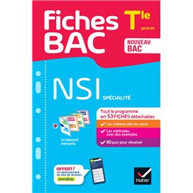 Fiches bac - NSI Tle (spécialité) - Bac 2026