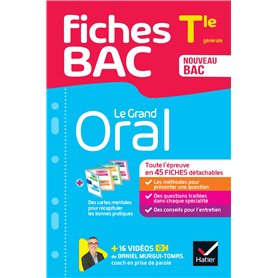Fiches bac - Le Grand Oral Tle - Bac 2026