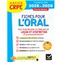 Hatier CRPE -  Fiches pour l'épreuve orale de leçon et d'entretien - Concours 2025-2026