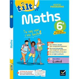 Tilt ! Maths 6e Nouveau programme