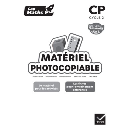 Cap Maths CP - Ed. 2025 - Matériel photocopiable