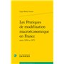 Les Pratiques de modélisation macroéconomique en France