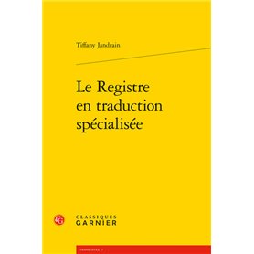 Le Registre en traduction spécialisée