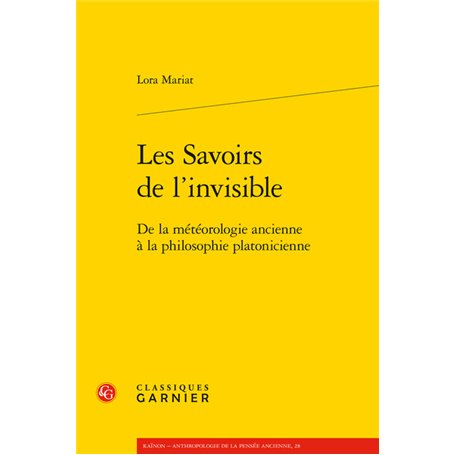 Les Savoirs de l'invisible