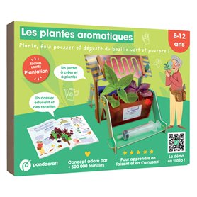 Les plantes aromatiques - Kit Pandacraft 8-12 ans