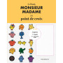 Je brode Monsieur Madame au point de croix