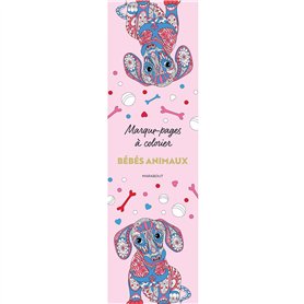 Marque-pages à colorier - Bébé animaux