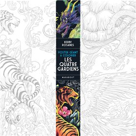 Les quatre gardiens - Poster géant à colorier