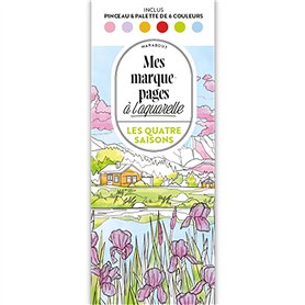 Mes marque-pages à l'aquarelle - Quatre saisons