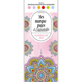 Mes marque-pages à l'aquarelle - Mandalas zen