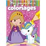 Mon premier bloc de coloriages (Princesse et Licorne)