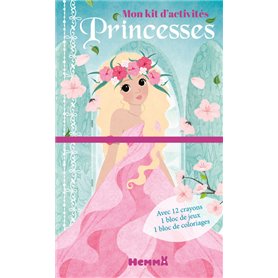 Princesses - Mon kit d'activités (Fond bleu)