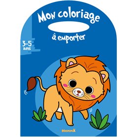 Mon coloriage à emporter - Lion