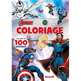 Marvel Avengers Coloriage - avec plus de 100 stickers