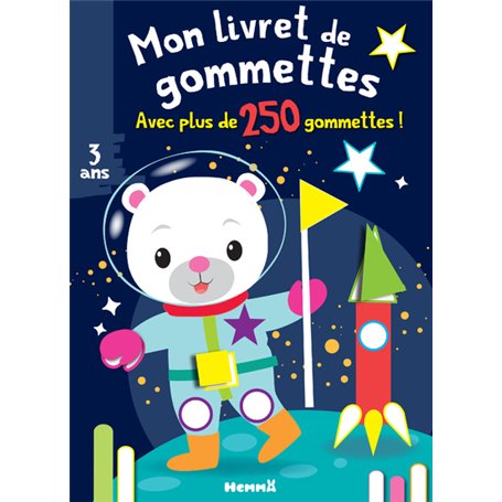 Mon livret de gommettes (Ourson espace)