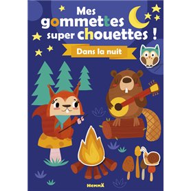 Mes gommettes super chouettes ! Dans la nuit
