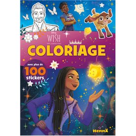 Disney Wish - Coloriage avec plus de 100 stickers