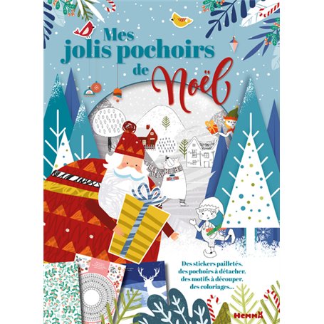 Mes jolis pochoirs de Noël - Des stickers pailletés