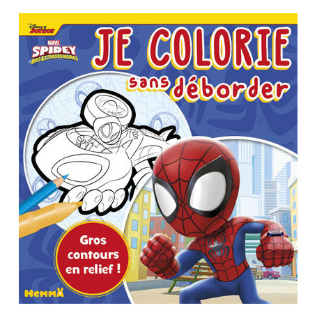 Marvel Spidey et ses amis extraordinaires - Je colorie sans déborder (Spidey et Web-Crawler)